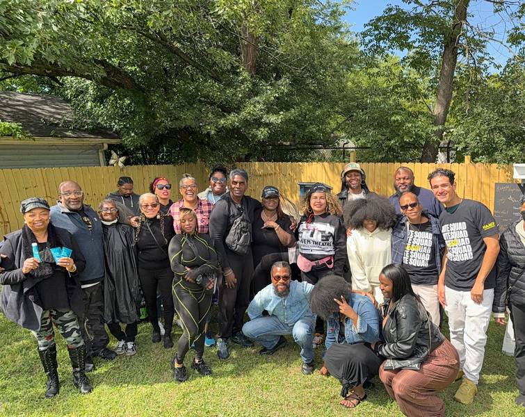 Participants at World Afro Day Cleveland 2025.
